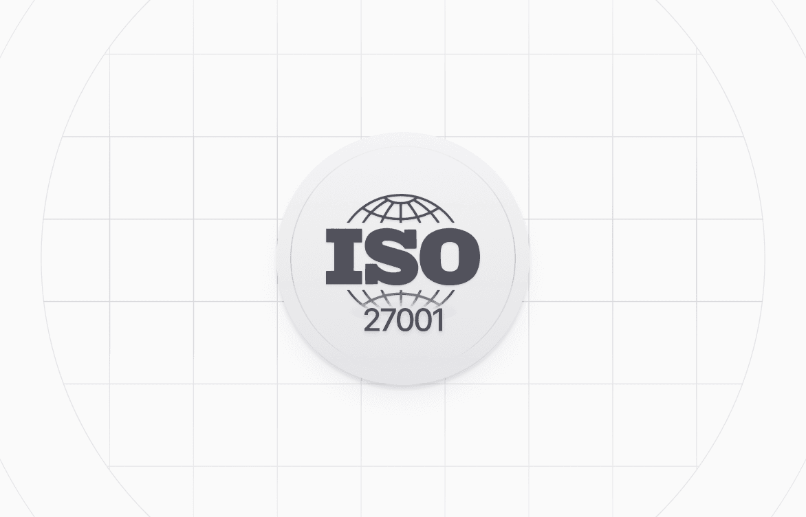 ISO 27001 certification badge